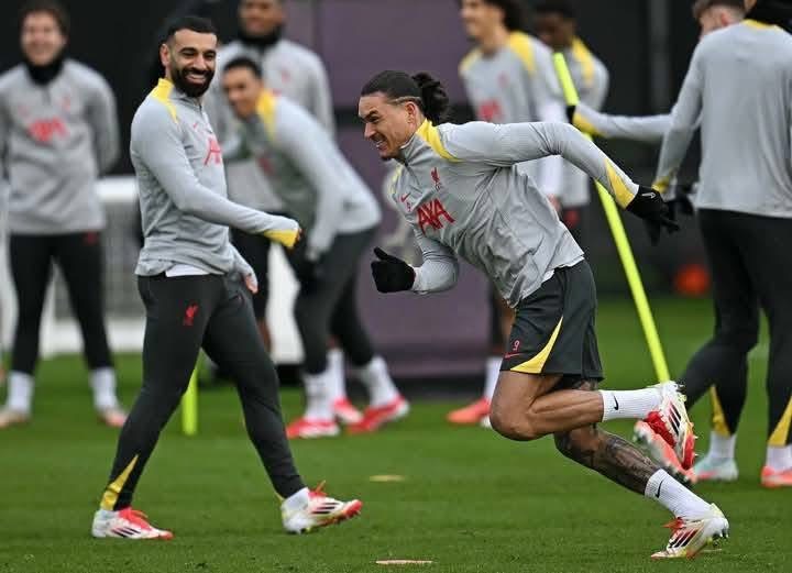 Training photos: Liverpool prepare for UCL group-phase finale at PSV