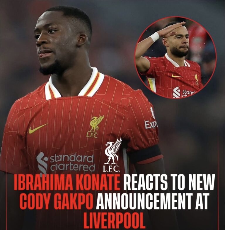 Ibrahima Konaté reacts to Cody Gakpo’s latest announcement at Liverpool